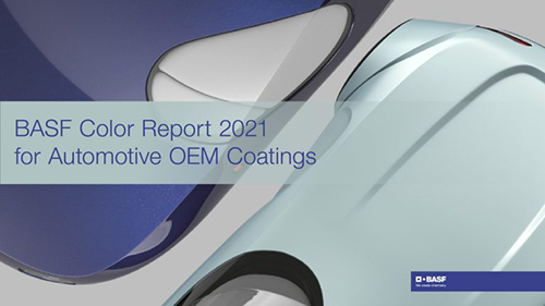 巴斯夫2021年汽車(chē)OEM涂料顏色報(bào)告(圖1) 巴斯夫2021年汽車(chē)OEM涂料顏色報(bào)告